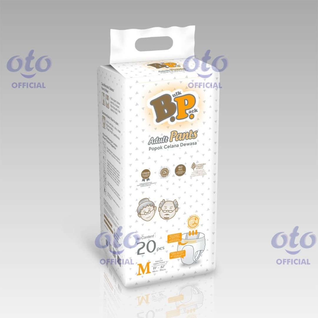 OTO BP Diapers Adult Pants  Popok Dewasa model Celana ukuran M isi 20 pcs - 2