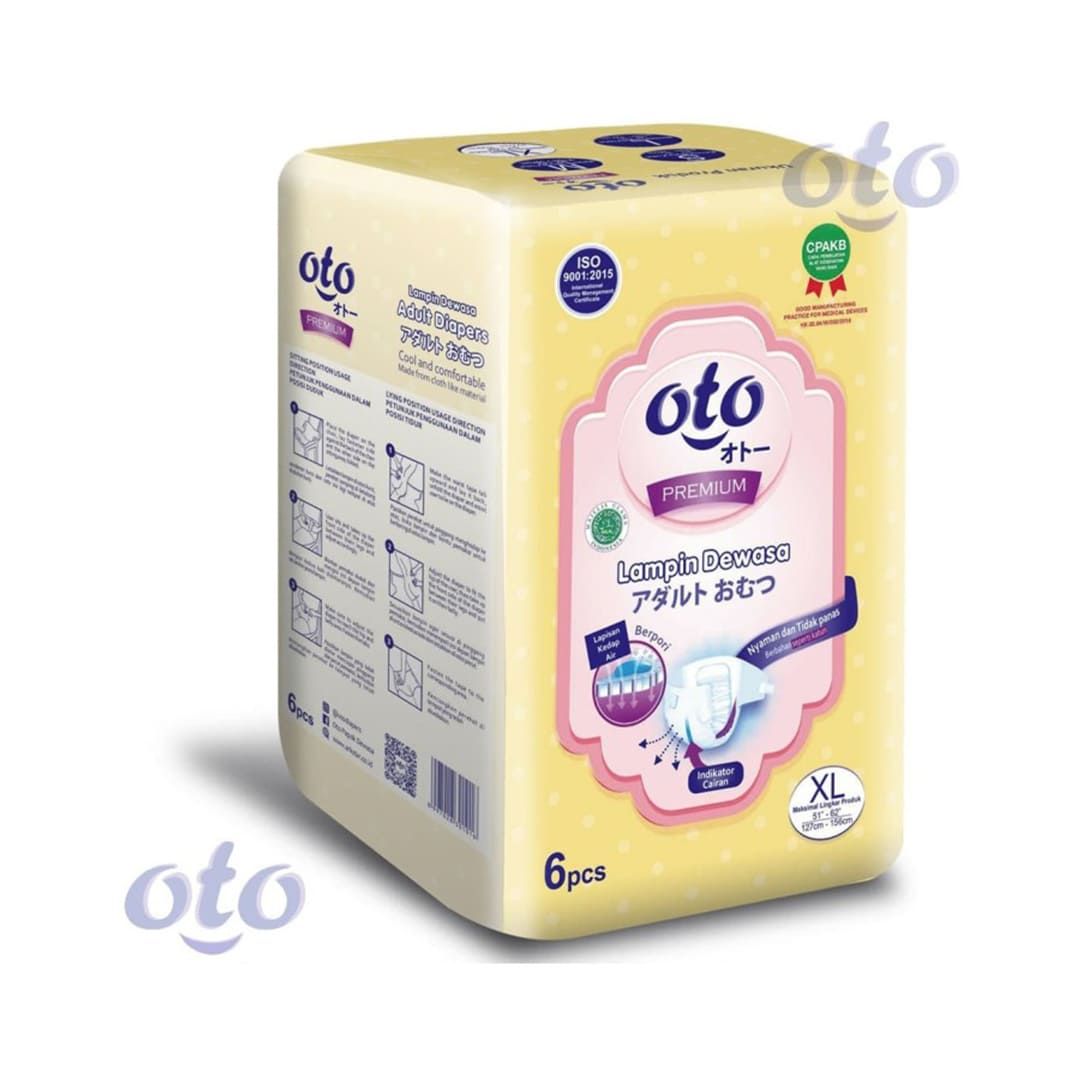 OTO Diapers for Adult  Popok Dewasa Premium model Perekat ukuran XL - 2