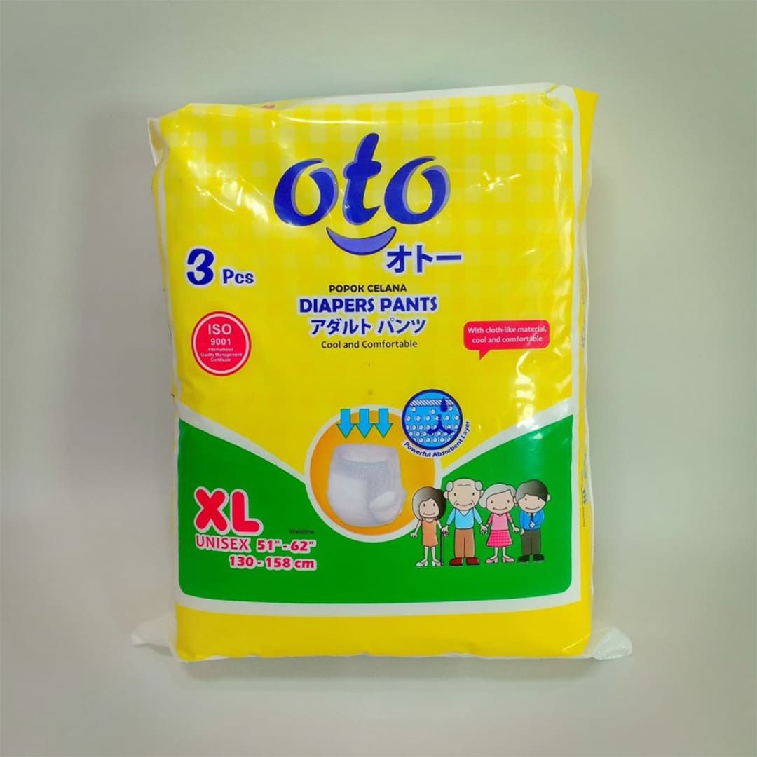 OTO Diapers Adult Pants  Popok Dewasa model Celana size XL isi 3 pcs - 3