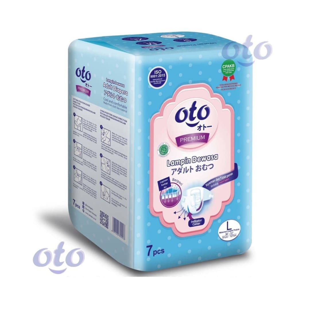 OTO Diapers for Adult  Popok Dewasa Premium model Perekat ukuran L - 2