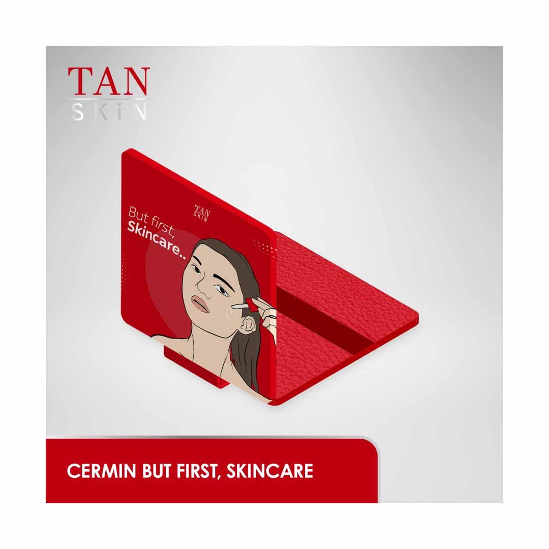 TAN SKIN - Cermin Lipat “But First, Skincare” - 1