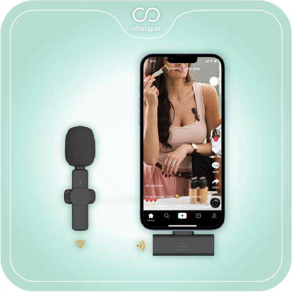 Wireless Clip Microphone Portable Mini Mic For Iphone - 1