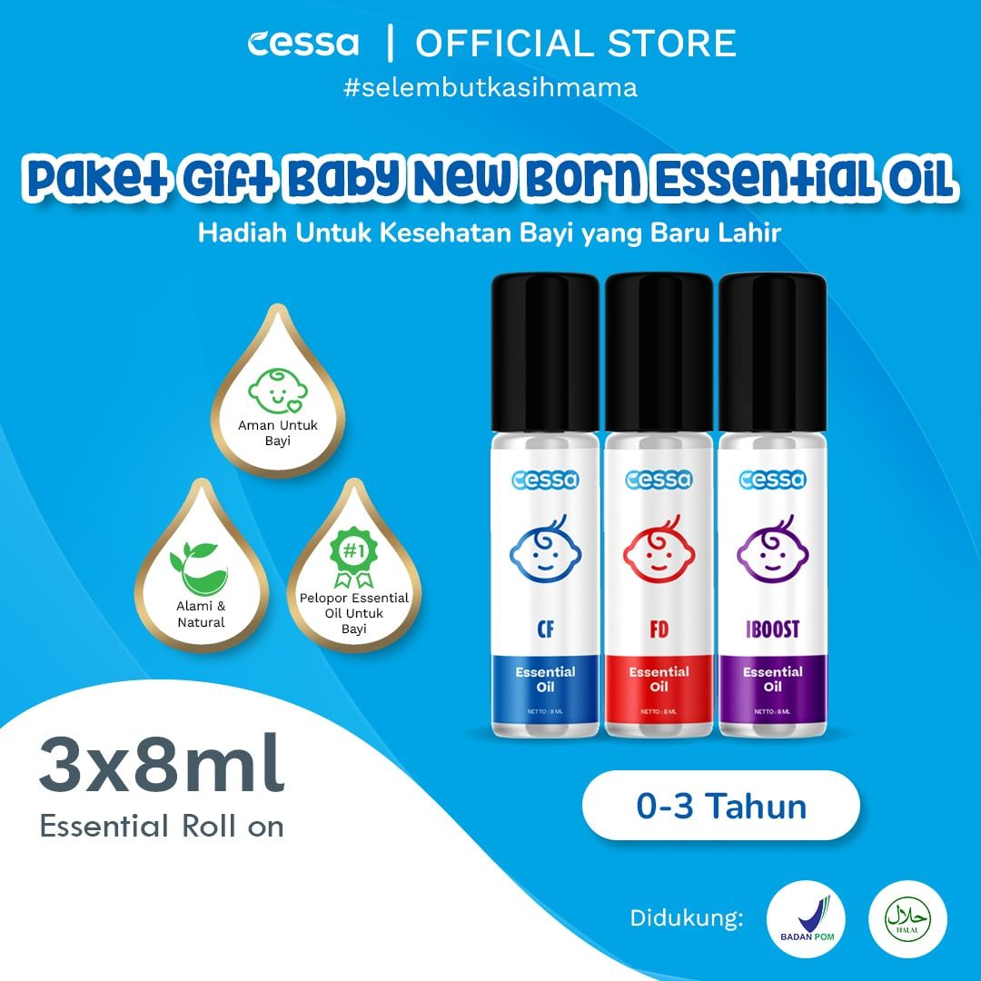 Cessa Paket Gift Baby New Born Essential Oil - 1