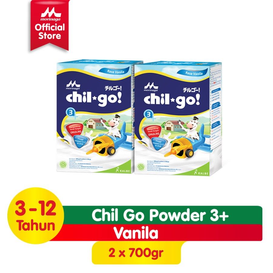 Chilgo Powder 3+ Vanilla 2x350g - 1