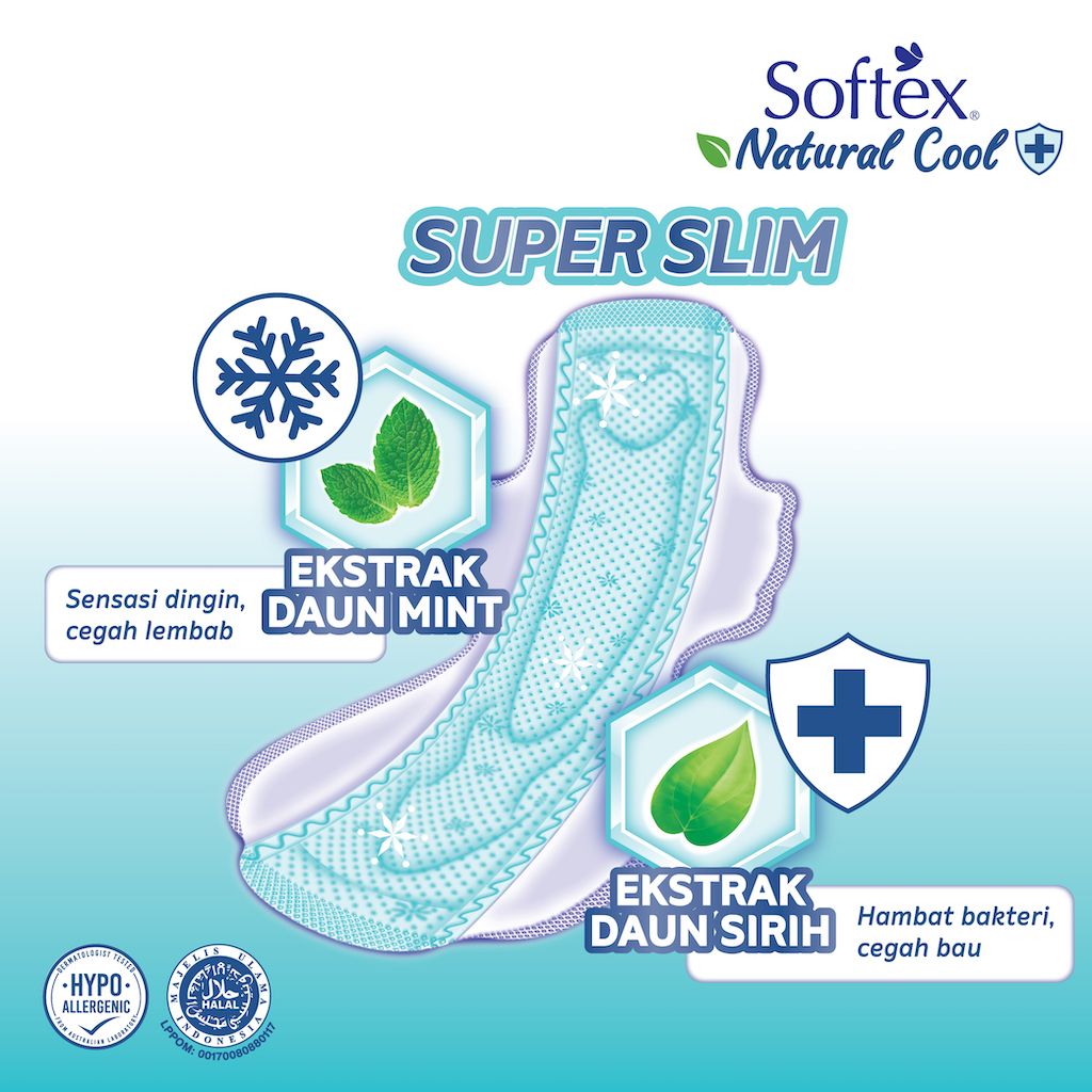 Softex Natural Cool+ Super Slim 36cm 8 pads - 2