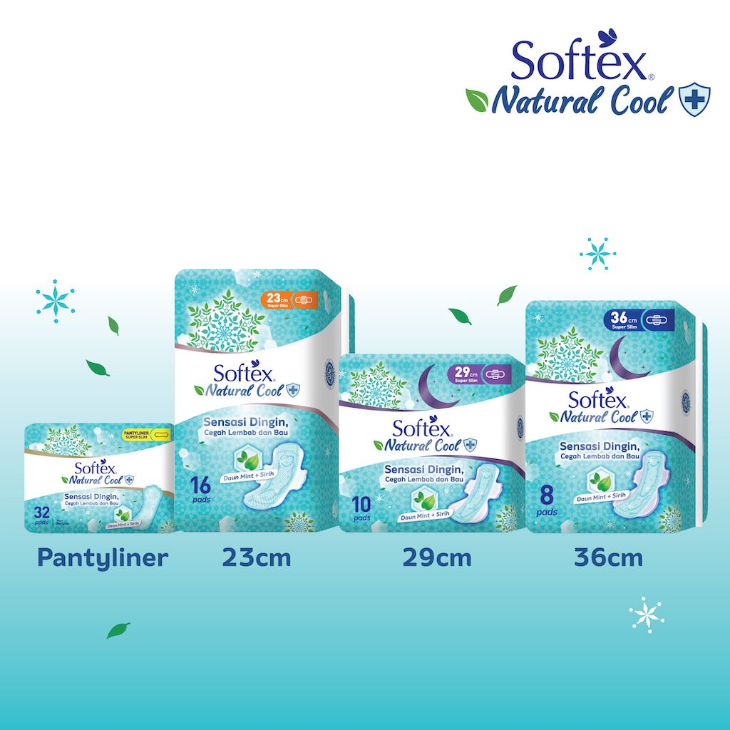 Softex Natural Cool+ Super Slim 36cm 8 pads - 3