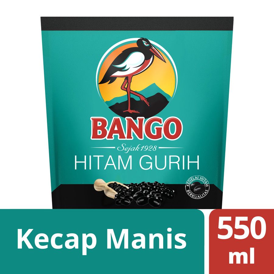 Bango Kecap Manis Hitam Gurih 550ML - 1