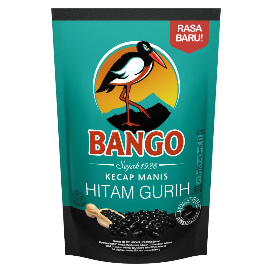 Bango Kecap Manis Hitam Gurih 550ML - 2