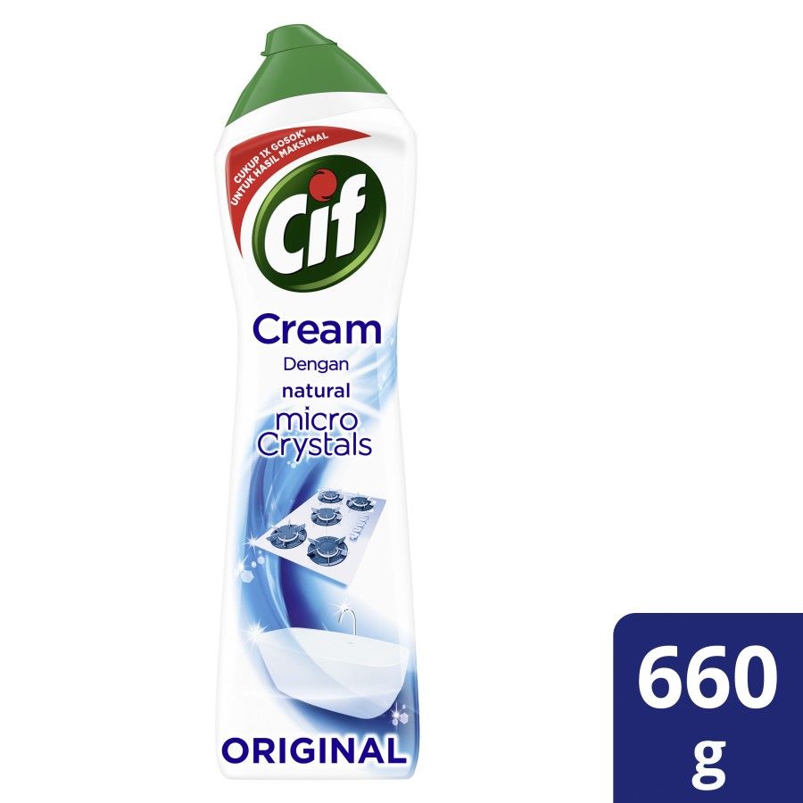 CIF Cream Pembersih Serbaguna Original Botol 660g - 1