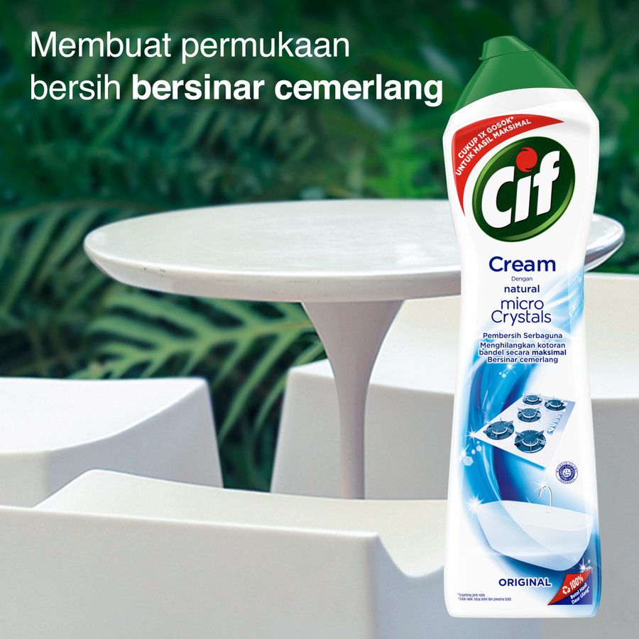 CIF Cream Pembersih Serbaguna Original Botol 660g - 3