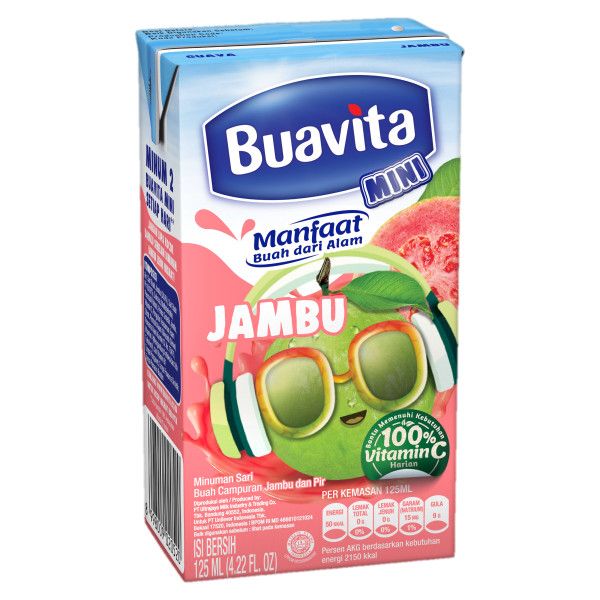 Buavita Mini Juice Jambu 125Ml - 4
