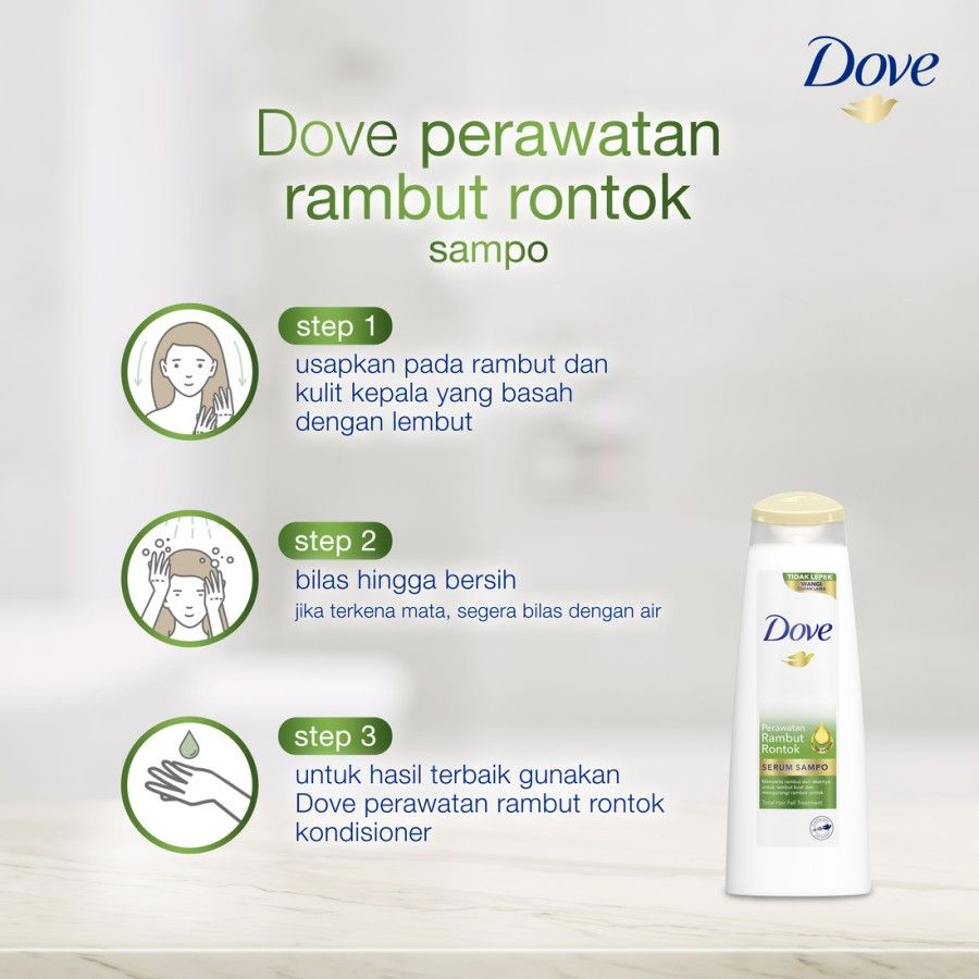 Dove Shampoo Nutritive Solutions Total Hair Fall Treatment 320Ml - 4