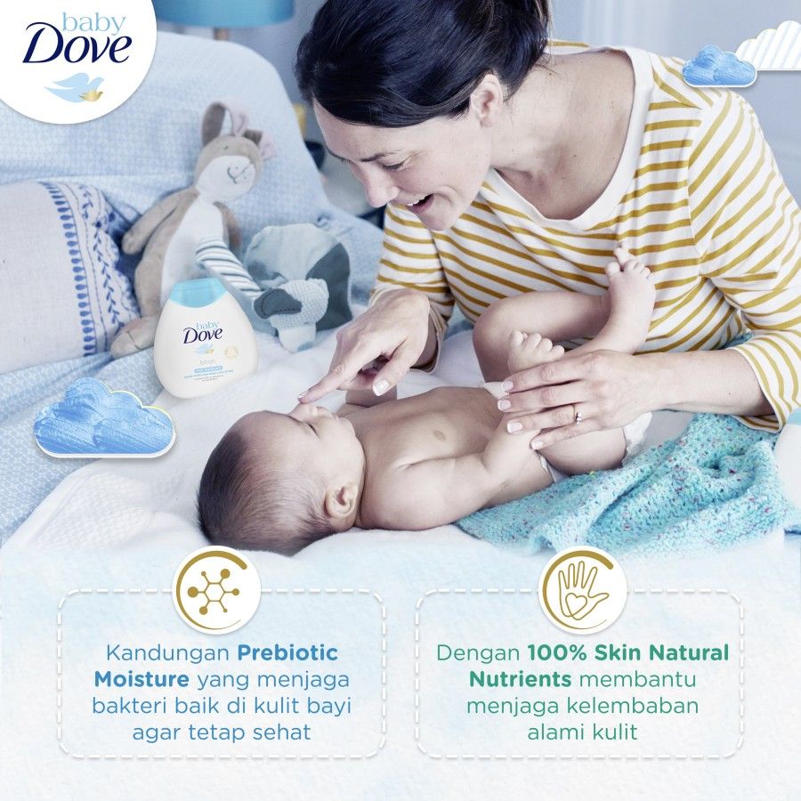 Baby Dove Hair to Toe Wash Sensitive Moisture Refill 430ml - 4