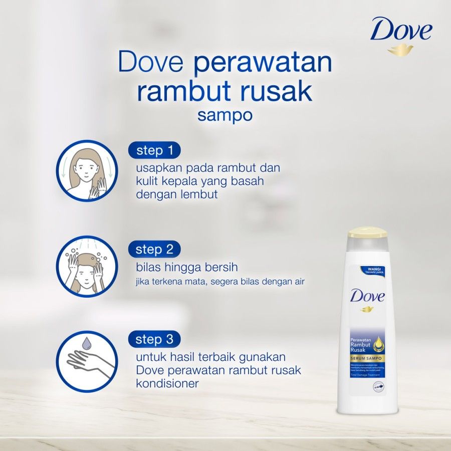 Dove Shampoo Total Damage Treatment 680Ml - 4