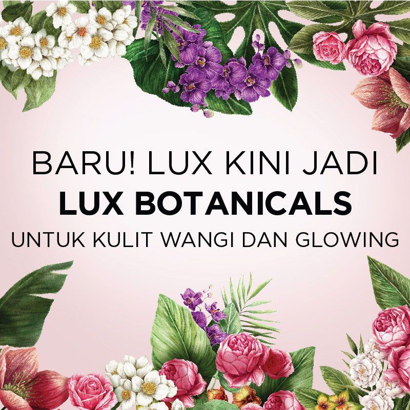 Lux Botanicals Sabun Batang Multipack Soft Rose 3X110G - 3