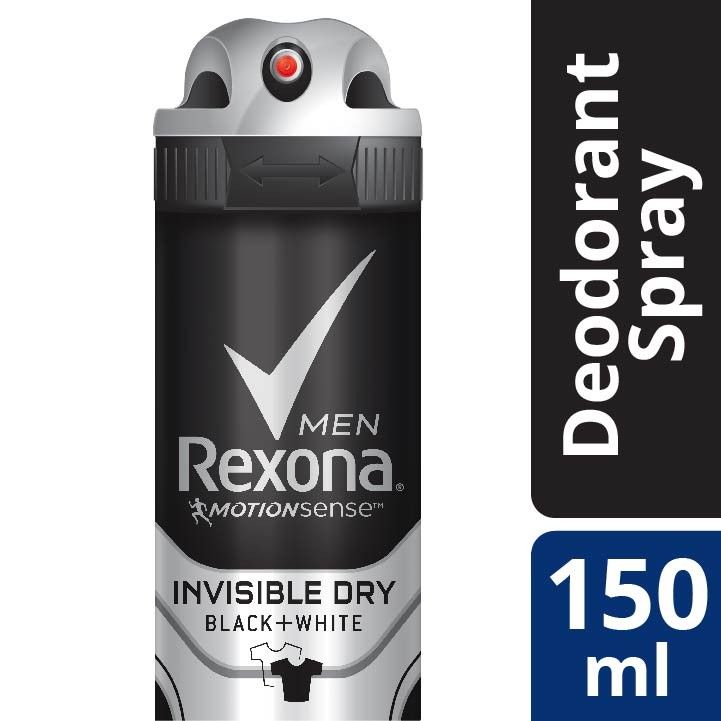 Rexona Deodorant Spray Invisible Dry Men 150Ml - 1