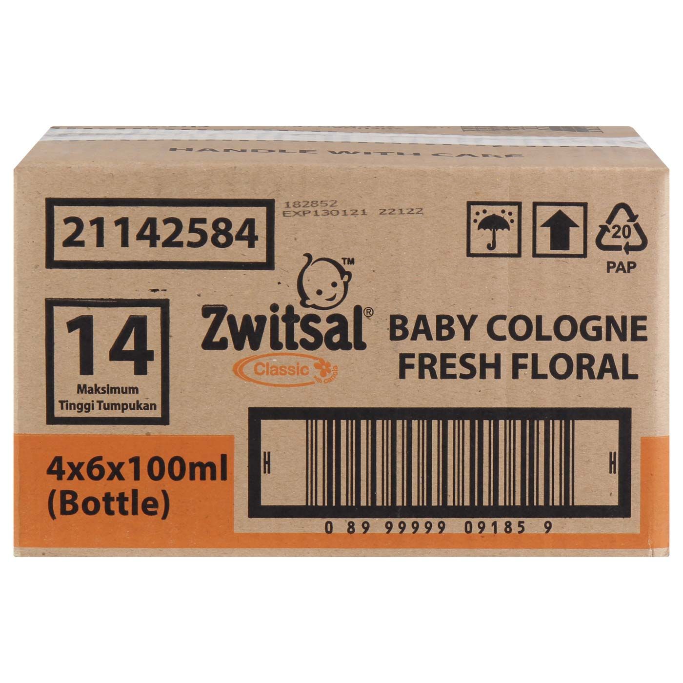 Zwitsal Baby Cologne New Fresh Floral 100ml - 4