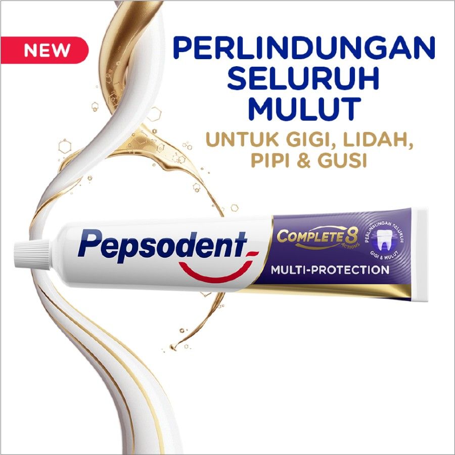 Pepsodent Pasta Gigi Toothpaste Complete 8 Multi Protection Anti Bakteri 150G - 2