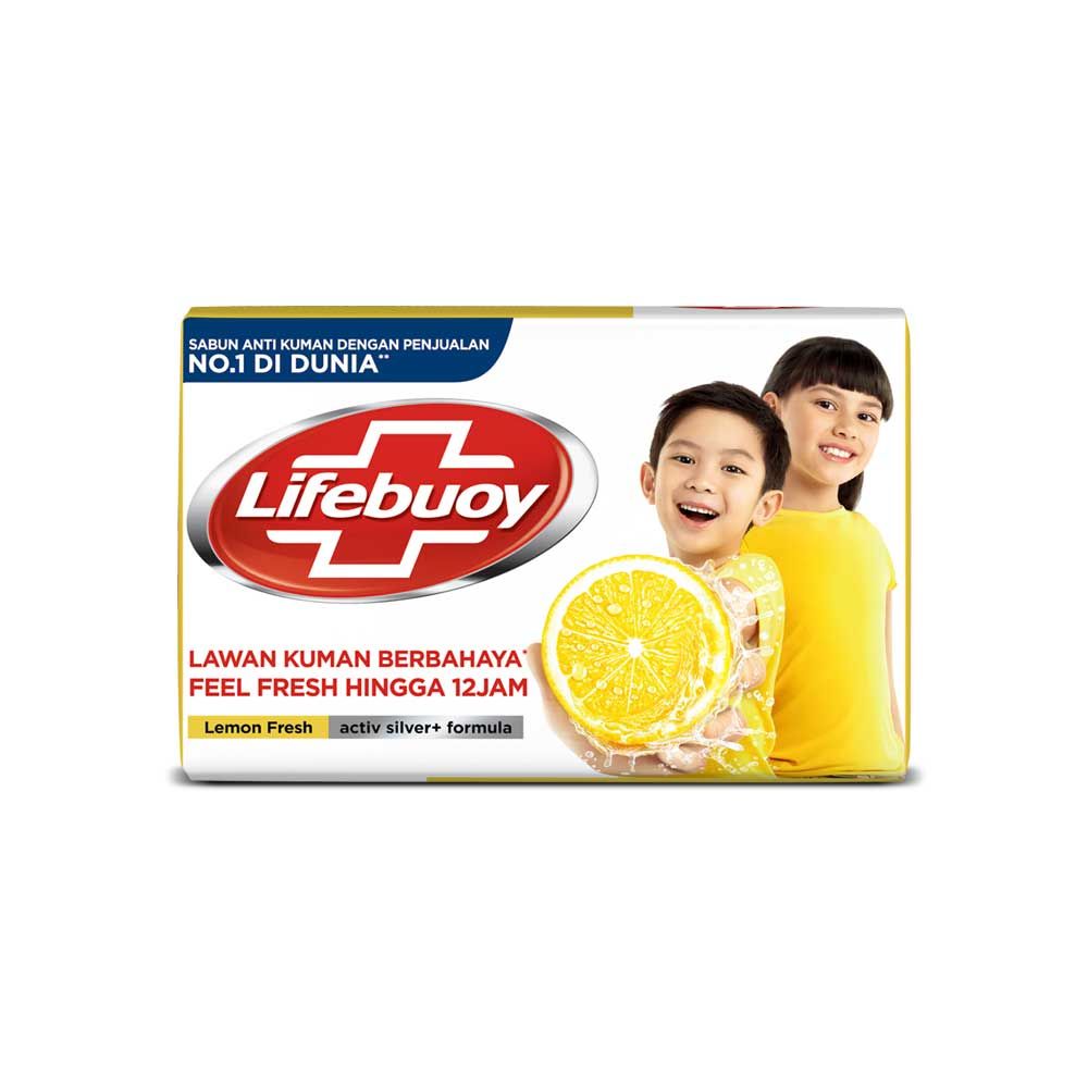 Lifebuoy Sabun Batang Lemon Fresh 70G - 2