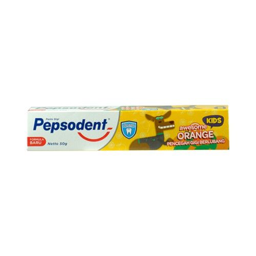 Pepsodent Kids Pasta Gigi Orange 50G - 2