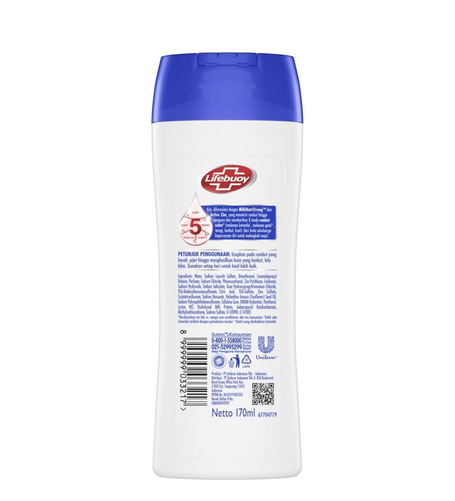 Lifebuoy Shampoo Anti Dandruff 170Ml - 3
