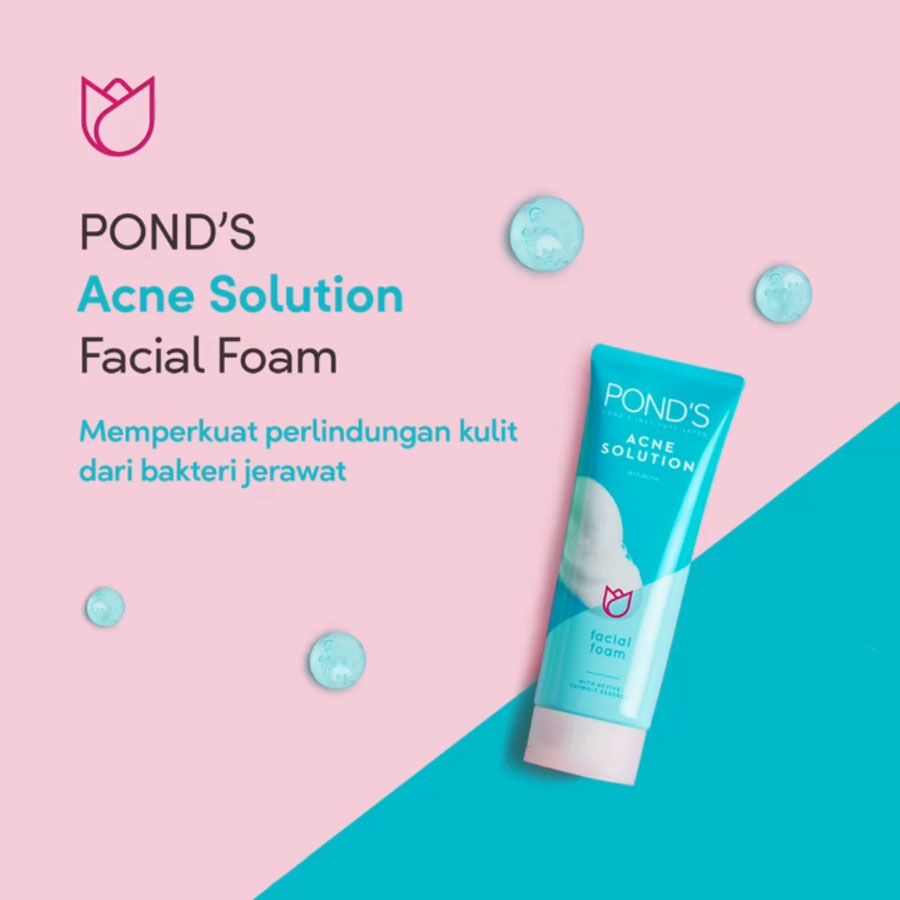 Ponds Acne Solution Facial Foam 100G - 4