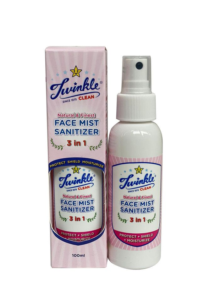 Twinkle Clean 3 in 1 Facemist Sanitizer 100 ml - 1