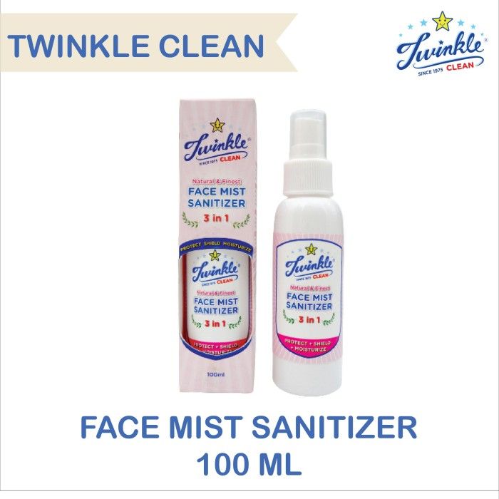 Twinkle Clean 3 in 1 Facemist Sanitizer 100 ml - 4