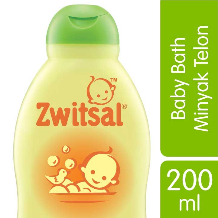 Zwitsal Baby Bath Natural Minyak Telon 200ml - 1