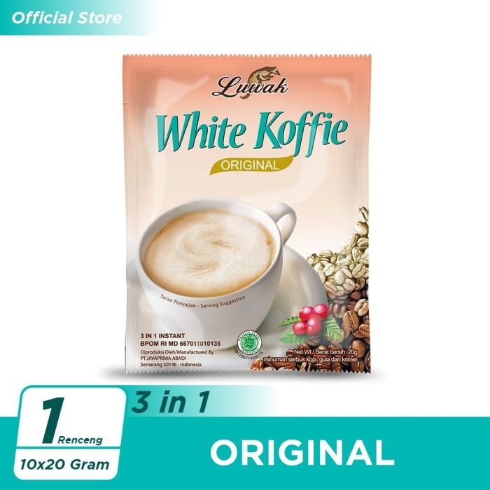 Kopi Luwak White Koffie Original 10x20gr (Renceng) - 1