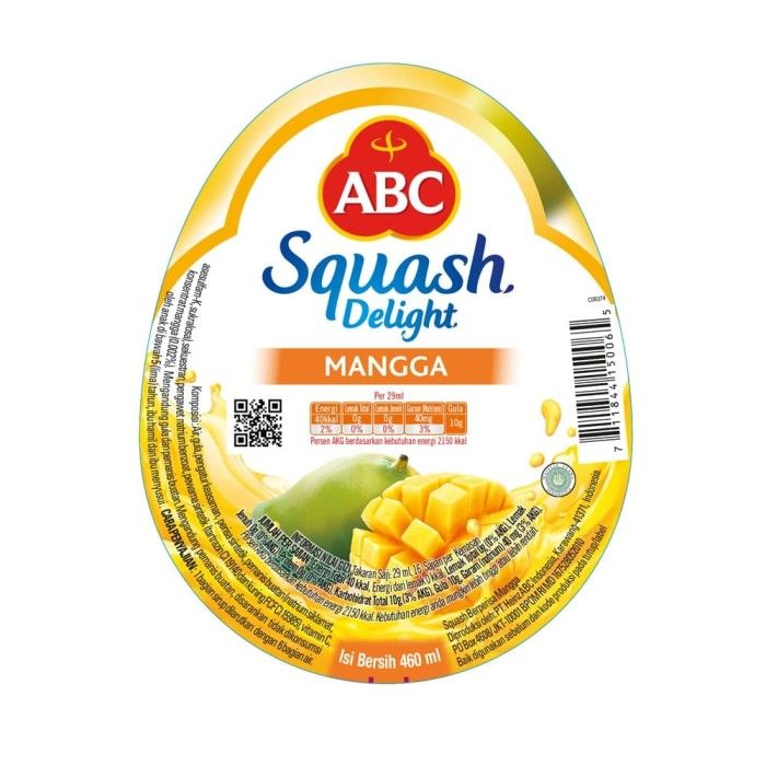 ABC Sirup Squash Delight Mangga 460 ml - 2