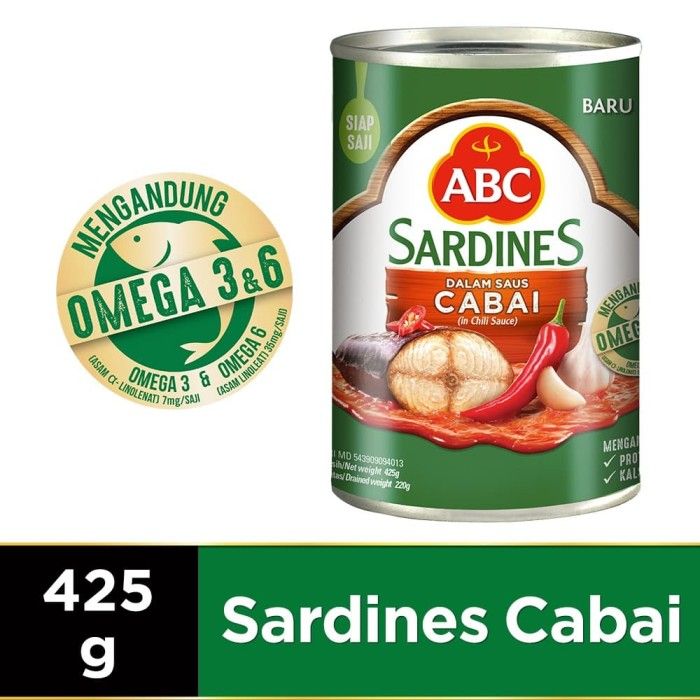 ABC Sarden Saus Cabai 425 g - 1