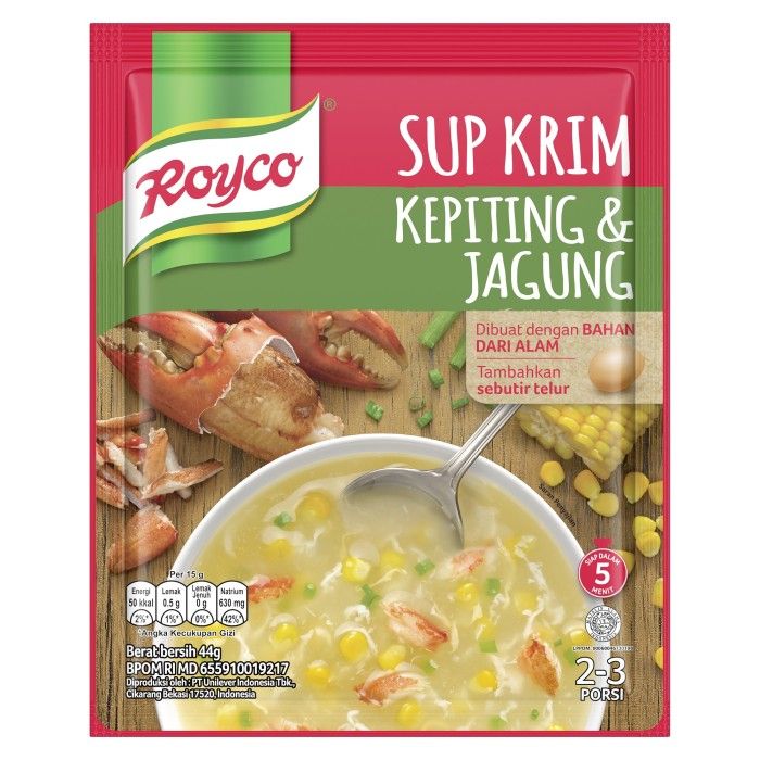 Royco Sup Krim Kepiting & Jagung 44G - 2