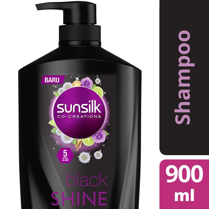 Sunsilk Shampoo Black Shine 900ml - 1