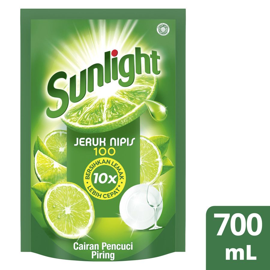 Sunlight Lime Sabun Cuci Piring Jeruk Nipis 700ml - Pencuci Piring - 1