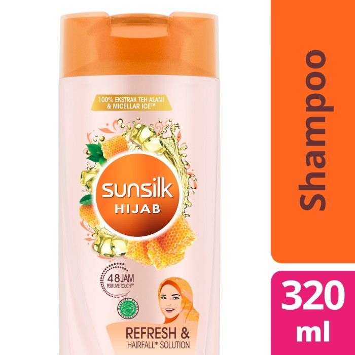 Sunsilk Hijab Recharge Shampoo Lively Strong Anti Hairfall 340 ml - 1