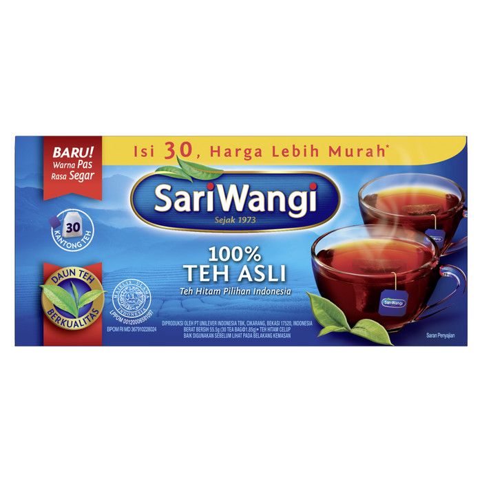 Sariwangi Teh Celup Tea Bag Asli Lebih Segar Dan Nikmat 30Pc - 2