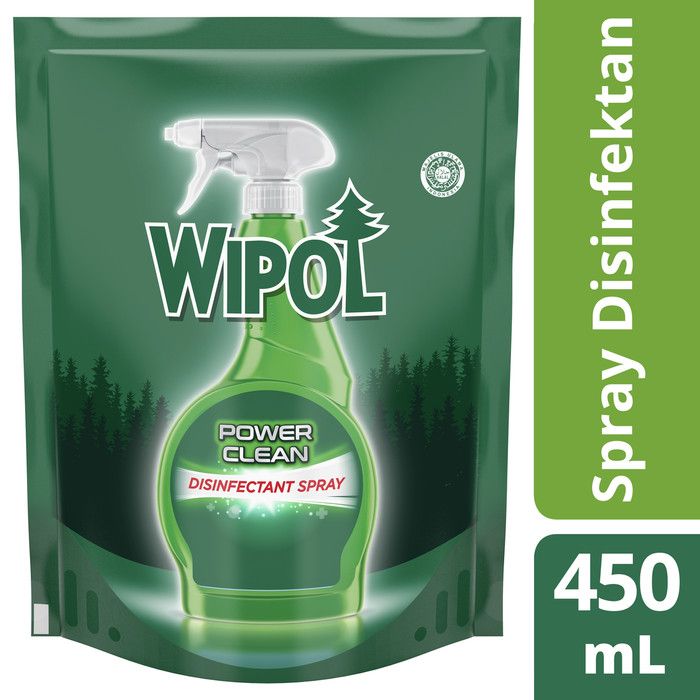 Wipol Spray Disinfektan Pembersih Serbaguna Power Clean 450Ml - 1