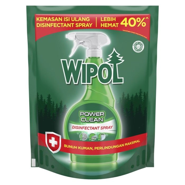 Wipol Spray Disinfektan Pembersih Serbaguna Power Clean 450Ml - 2