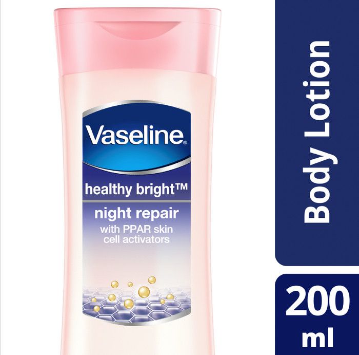 Vaseline Lotion Healthy White Night Repair 200 Ml - 1