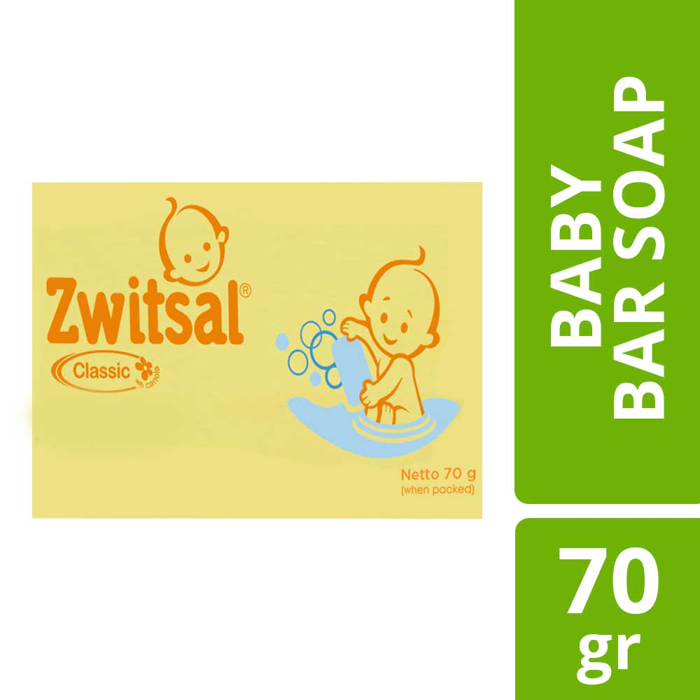 Zwitsal Baby Bar Soap Classic 70gr - 1