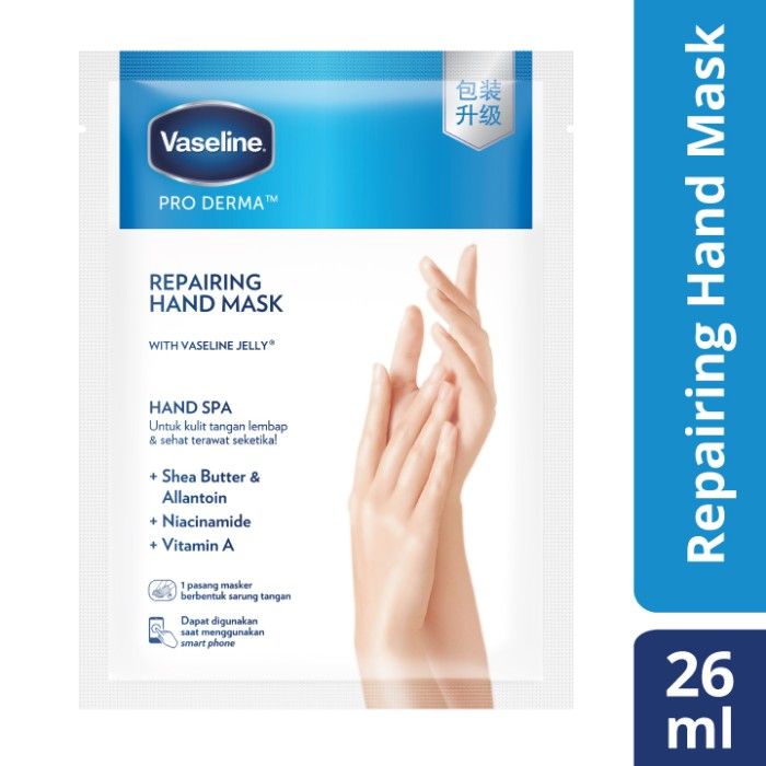 Vaseline Repairing Hand Mask with Vaseline Jelly & Niacinamide - 1