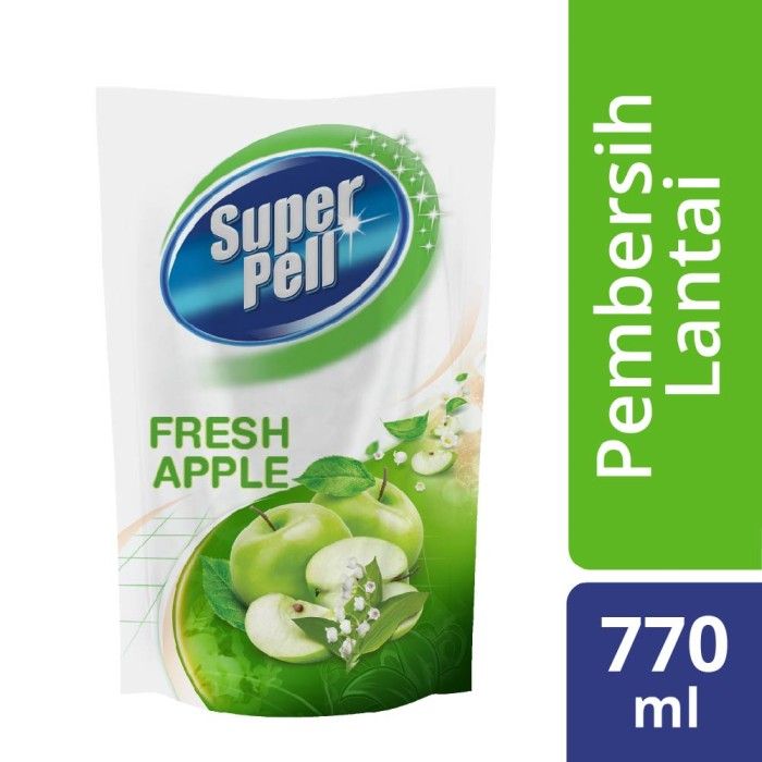 Super Pell Pembersih Lantai Fresh Apple 770Ml - 1
