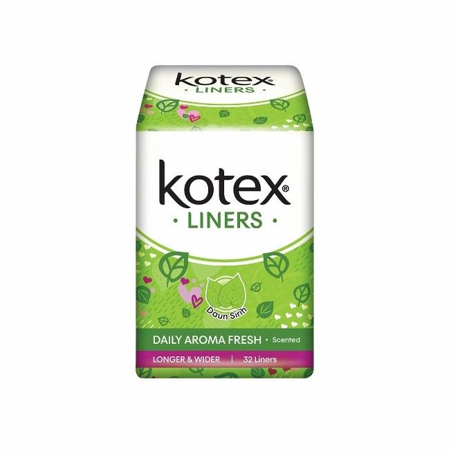 Kotex Liners Longer & Wider Daun Sirih 32s - 1