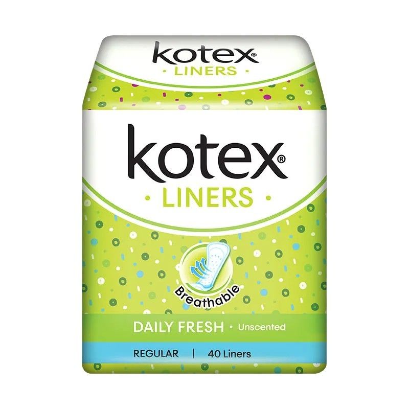 Kotex Liners Unscented 40s - 1