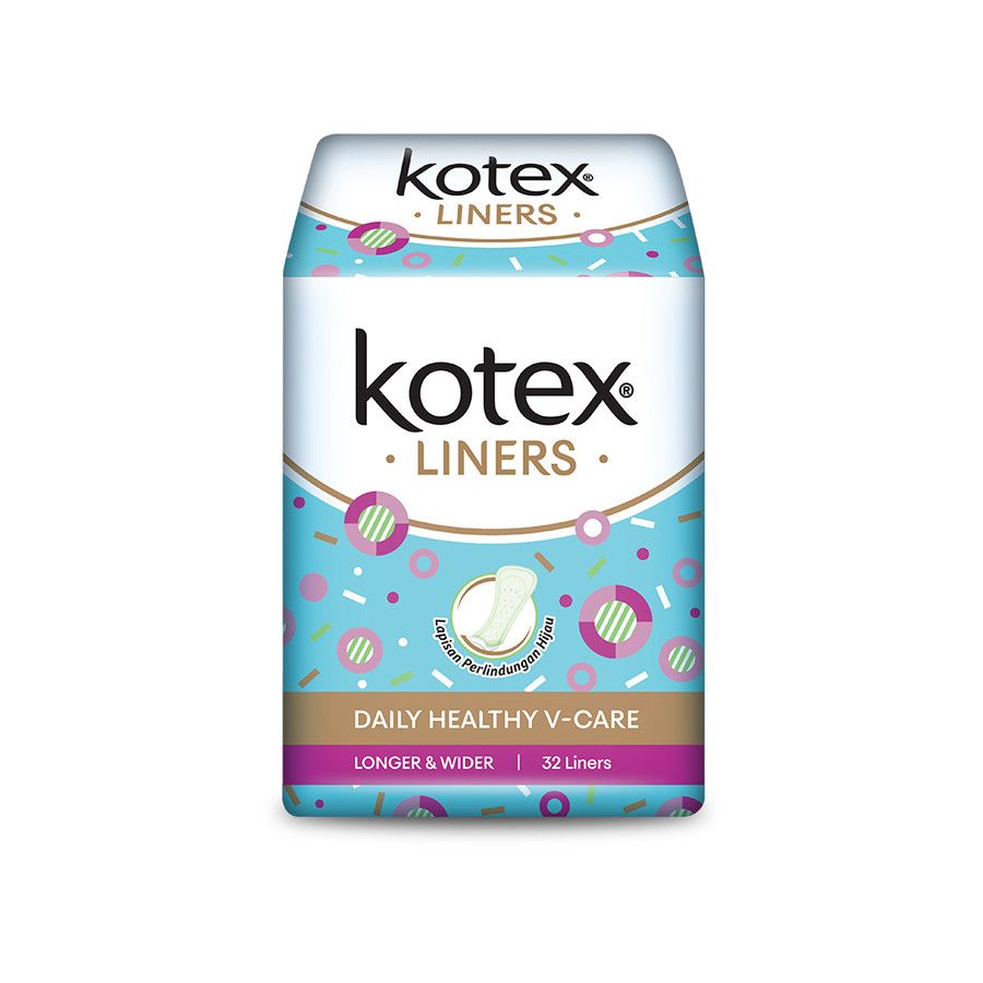 Kotex Liners Longer & Wider Anti Bacteria 32s - 2
