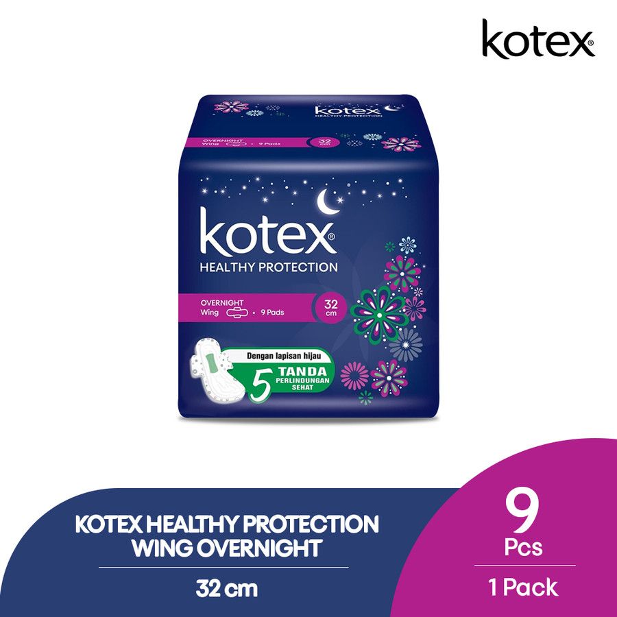 Kotex Healthy Protection Overnight 32 cm 9s - 1