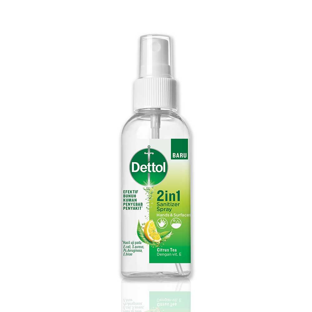 Dettol Hand Sanitizer & Surface Spray 2in1 50ml - Citrus Tea - 2
