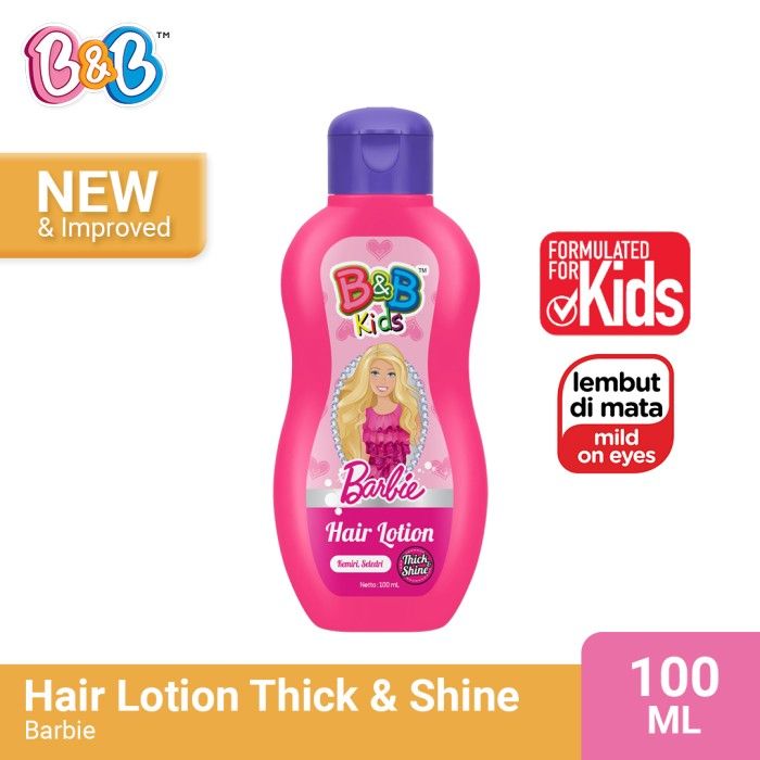 Jual B&B Hair Lotion Thick & Shine 100 Ml Botol - Losion Bayi Termurah ...