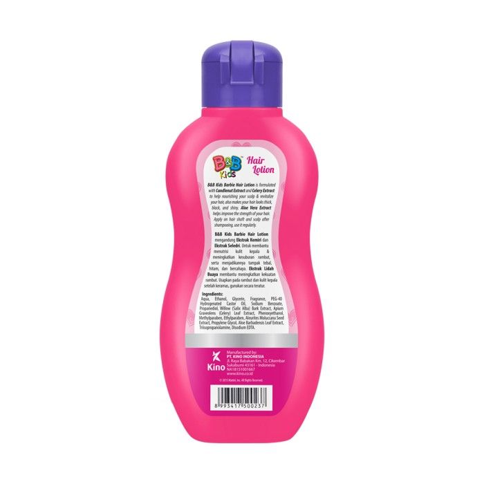 Jual B&B Hair Lotion Thick & Shine 100 Ml Botol - Losion Bayi Termurah ...